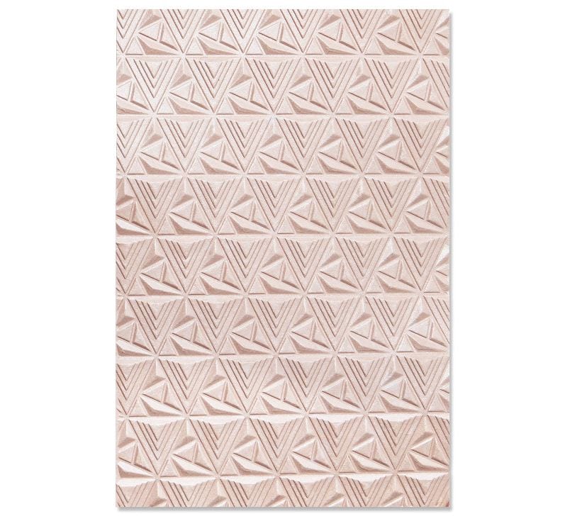 Sizzix Geometric Lattice 3-D Textured Impressions Embossing Folder by Jessica Scott