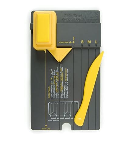 We R Memory Keepers Gift Bag Punch Board