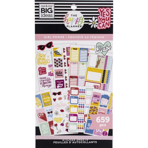 Me and My Big Ideas Girl Power Value Pack Stickers  Happy Planner 659 Stickers