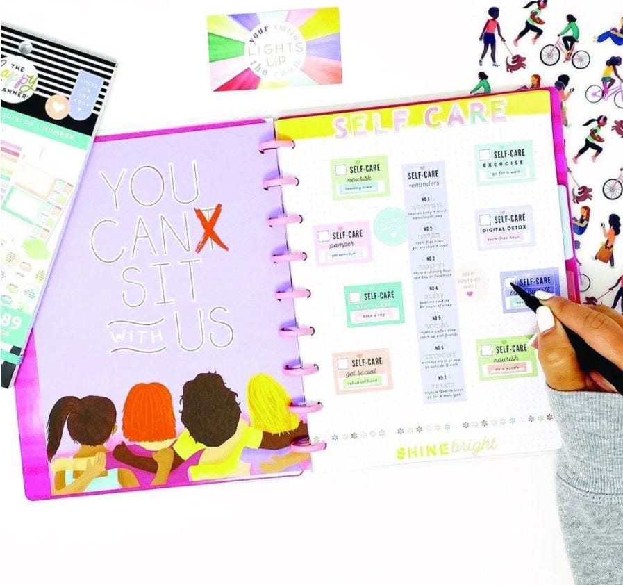 Grils Short Notes Me and My Big Ideas Girls Support Girls Notebook Classic Happy Notes