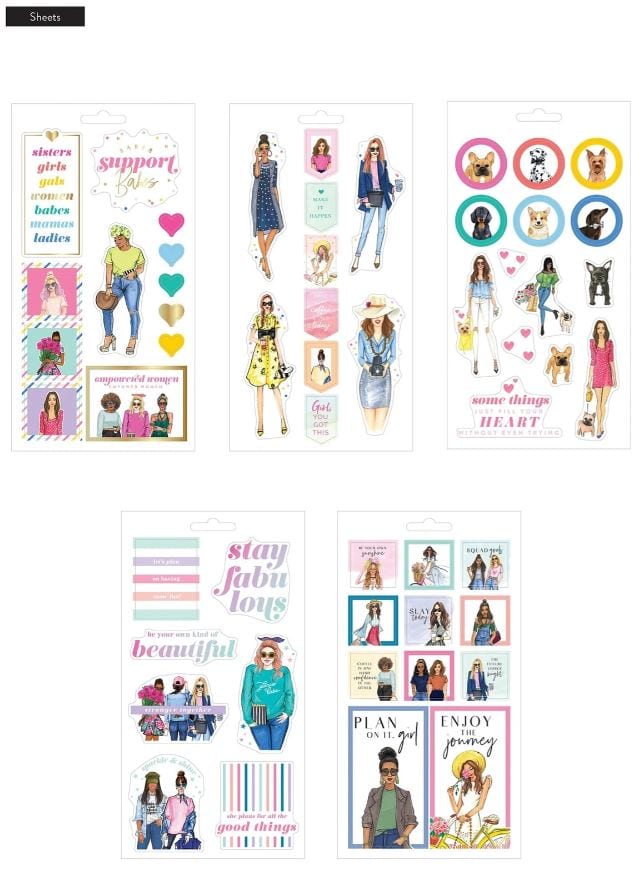 Me And My Big Ideas Girls Support Girls Everyday Planner Stickers 54 Stickers