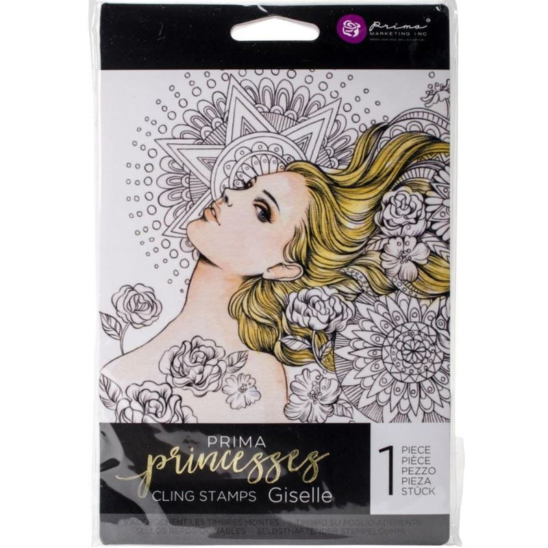 Prima Marketing Giselle Prima Princesses Cling Stamp 5" x 7"