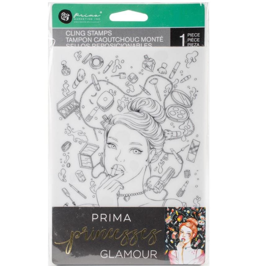 Prima Marketing Glamour Prima Princesses Cling Stamp 5