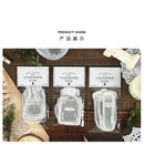 Infeel Me Glass Jar and Bottles Transparent PET Stickers