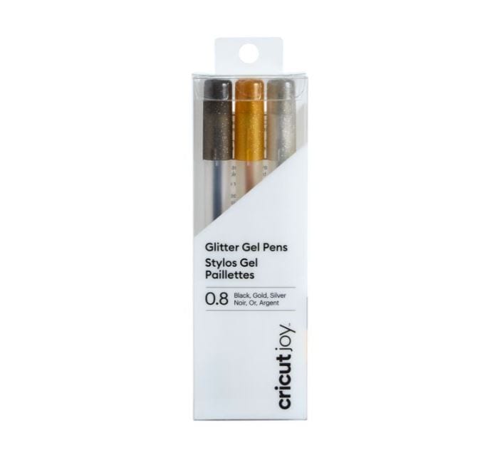 Cricut Joy™ Glitter Gel Pens Black/Gold/Silver 0.8mm