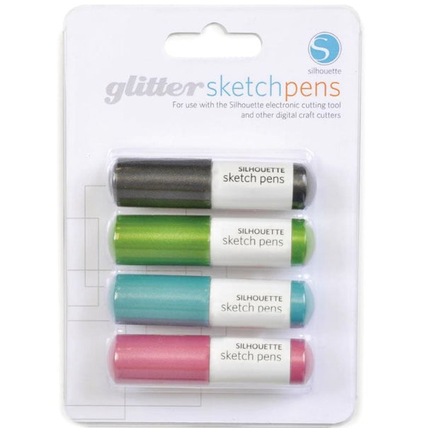 Silhouette Glitter Sketch Pens 4/Pkg