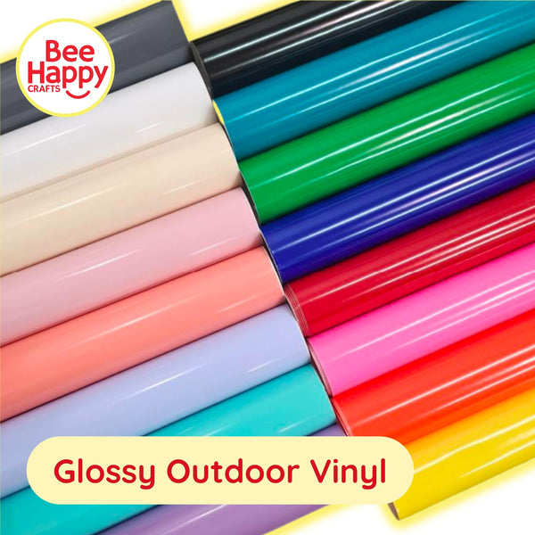 Glossy Vinyl/Decals 12" x 39" or 30cm x 1 Meter (Outdoor Vinyl)