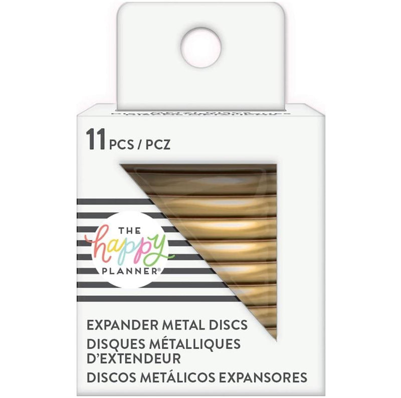 Me and My Big Ideas Gold Happy Planner Big Metal Expander Discs 11/Pkg