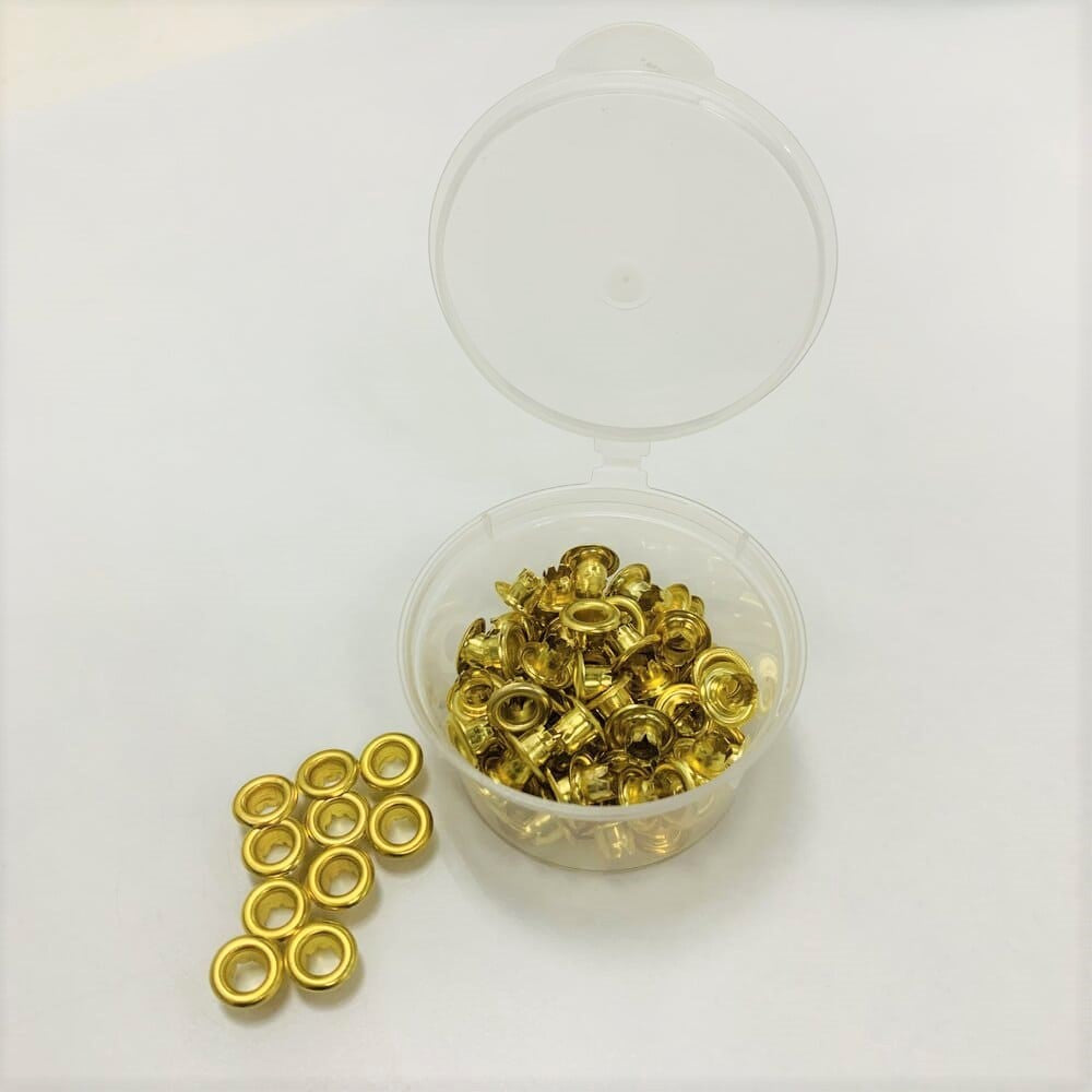 4.5mm Colored Eyelets 80pcs Fits Crop-a-dile and 5mm Eyelet Setter