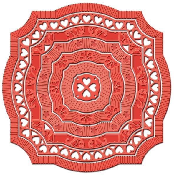 Spellbinders Die Nestabilities Gold Labels 34