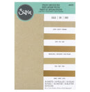 Sizzix Surfacez Gold Opulent Cardstock Pack, A4 size 50PK 250gsm