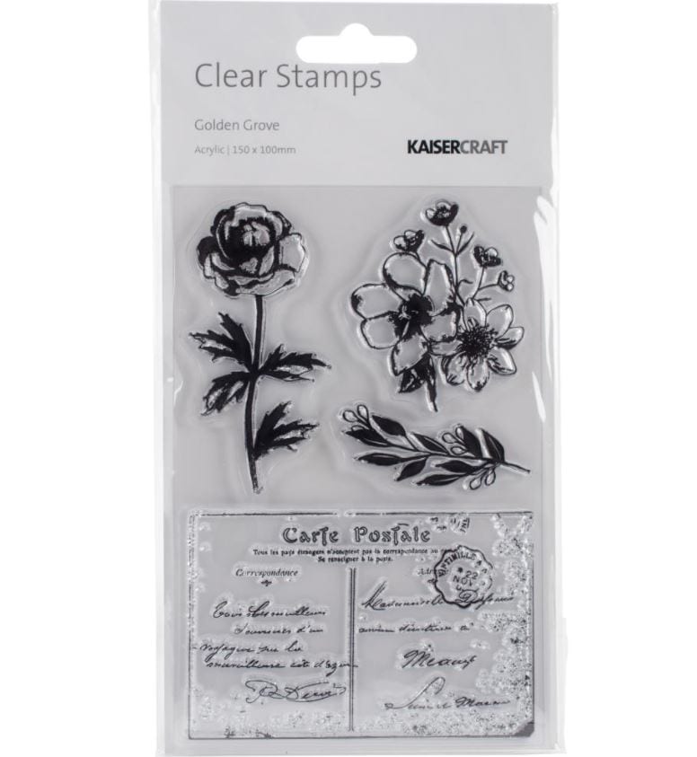 Kaisercraft Golden Grove Clear Stamps 4