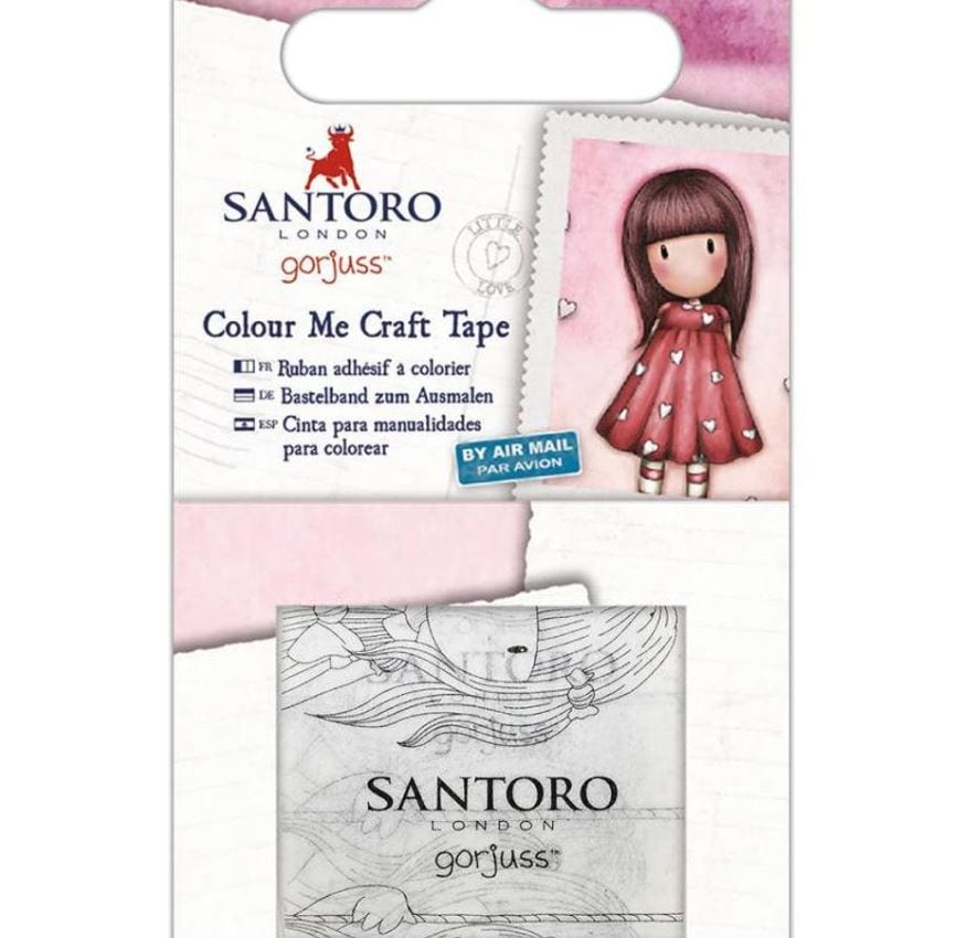 Gorjuss Santoro Colour Me Washi Tape 5m