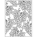 Darice Grapes Embossing Folder