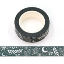 Green Foil Jewelry Pattern Washi Tape 15mm x 10m