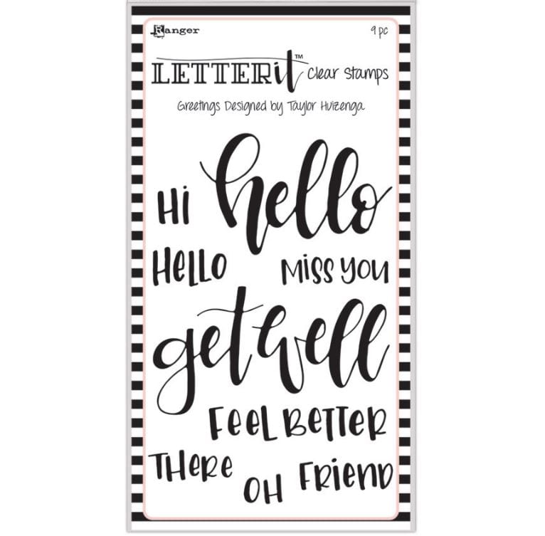 Ranger Greetings Letter It Clear Stamps