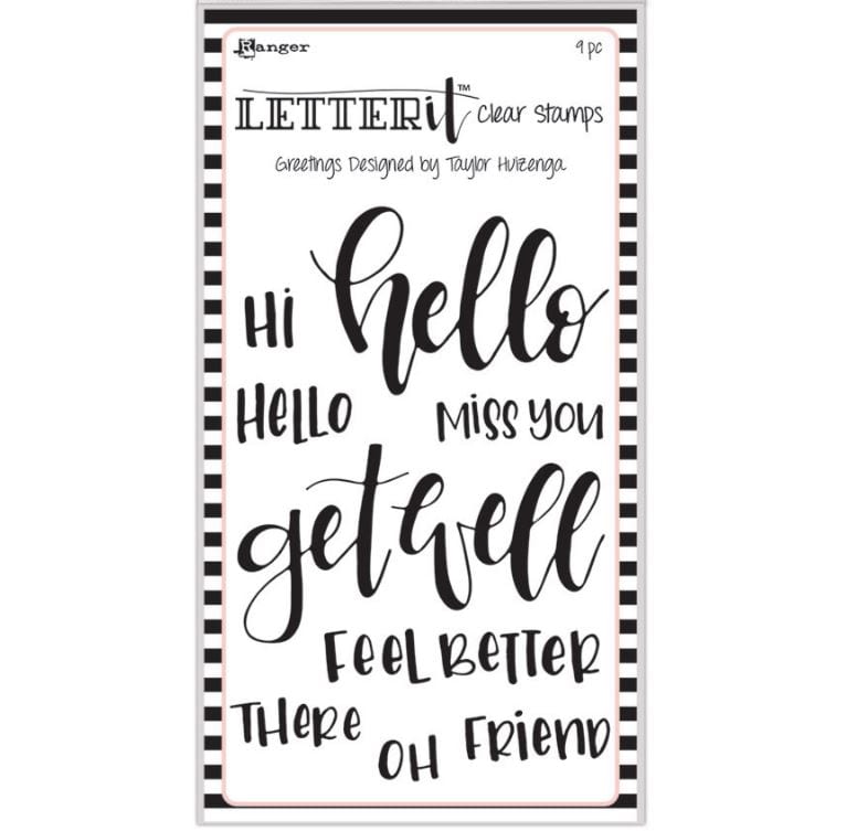 Ranger Greetings Letter It Clear Stamps