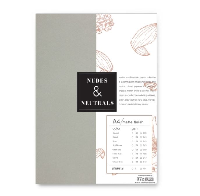 Nudes and Neutrals Specialty Paper 120gsm/ 240gsm / 300gsm A4 Size