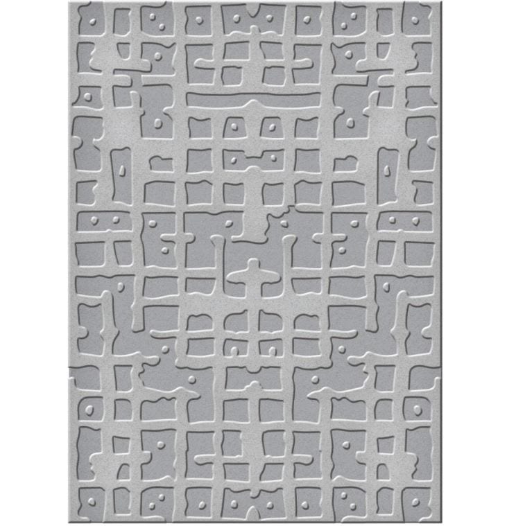Spellbinders Gridiron Embossing Folder Large 5