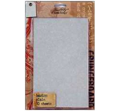 Tim Holtz Grungeboard Sheets Plain 10 pcs