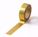 Solid Color Foil Washi Tape 15mm x 10m