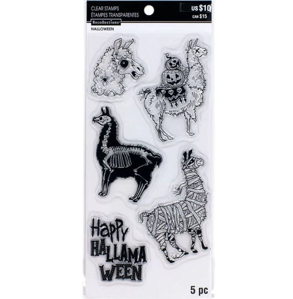 Recollections Ha-llama-ween Halloween Stamps