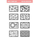 Sweet Stamp Shop Half Box Decor Stamp Set 4"x 6"