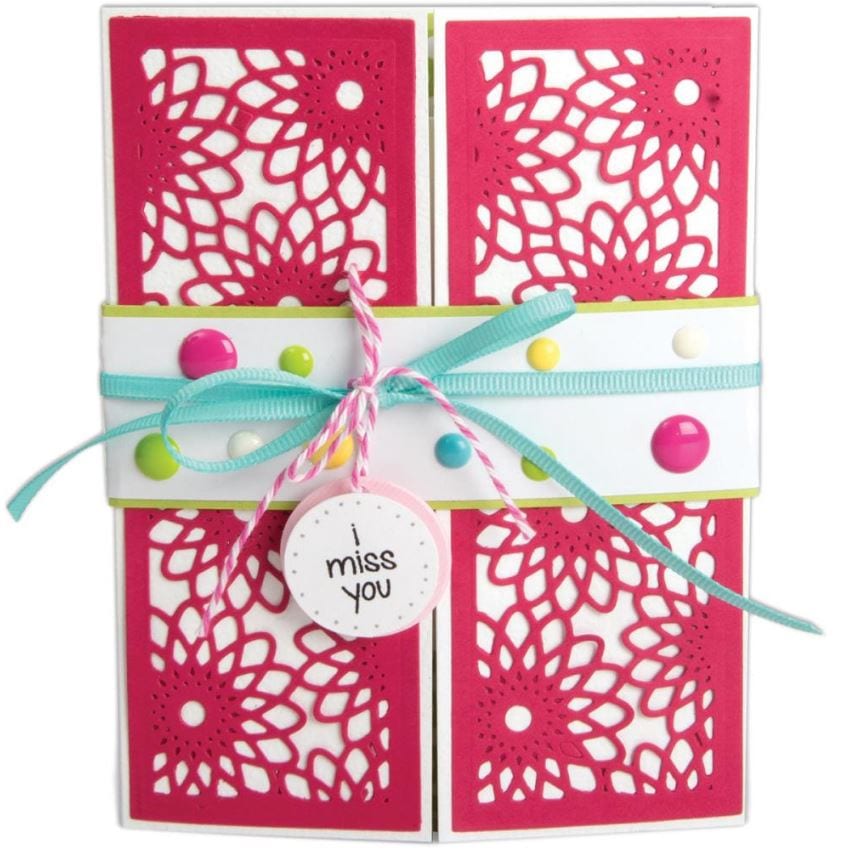 Sizzix Half Card Panels Thinlits Dies