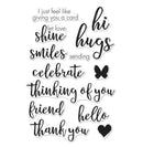 Hero Arts Hand Drawn Everyday Messages Stamp Set CM424