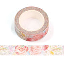 Hand-Painted Flowers Washi Tape 15mm x 10m