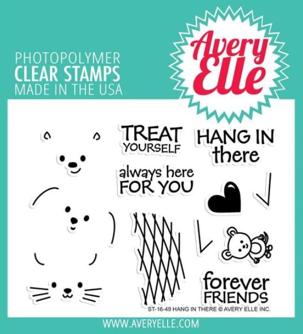 Avery Elle Hang in There Clear Stamps Stamps 3