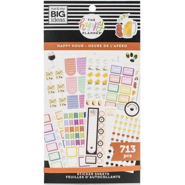 Me and My Big Ideas Happy Hour Value Pack Stickers Create 365 Happy Planner Stickers 713 Stickers