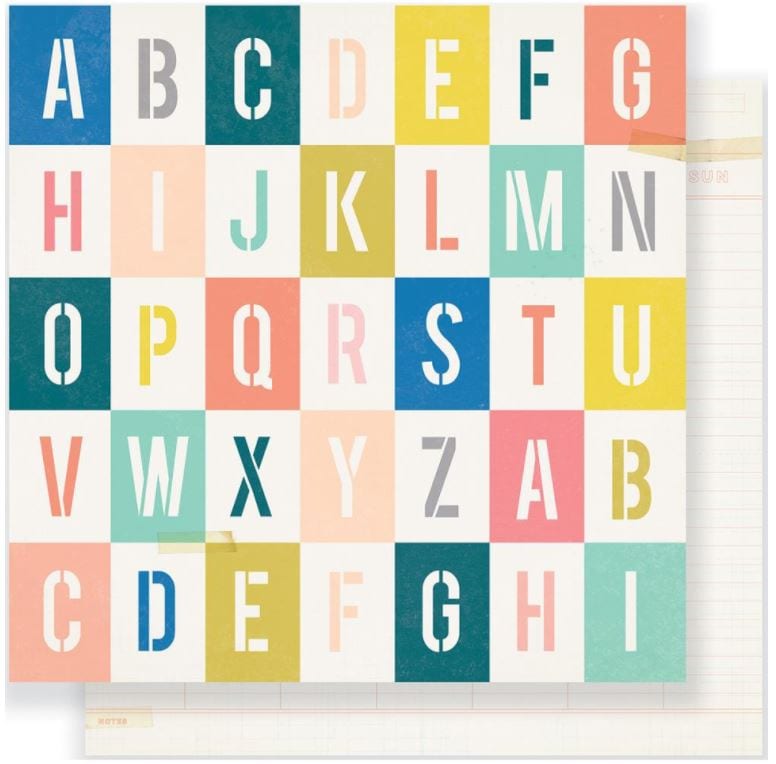 Crate Paper Happy Place Gather Double-Sided Cardstock 12