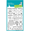Lawn Fawn Happy Weddin Clear Stamps 4"x 6"