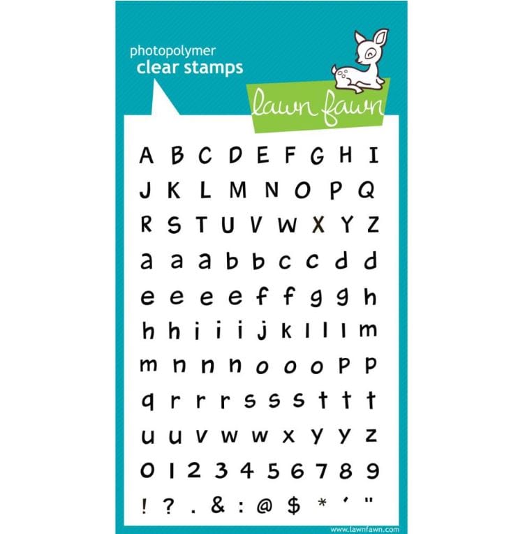 Lawn Fawn Harold's ABCs Clear Stamps 4