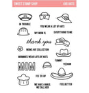 Sweet Stamp Shop Hats Stamp Set 4"x 6"