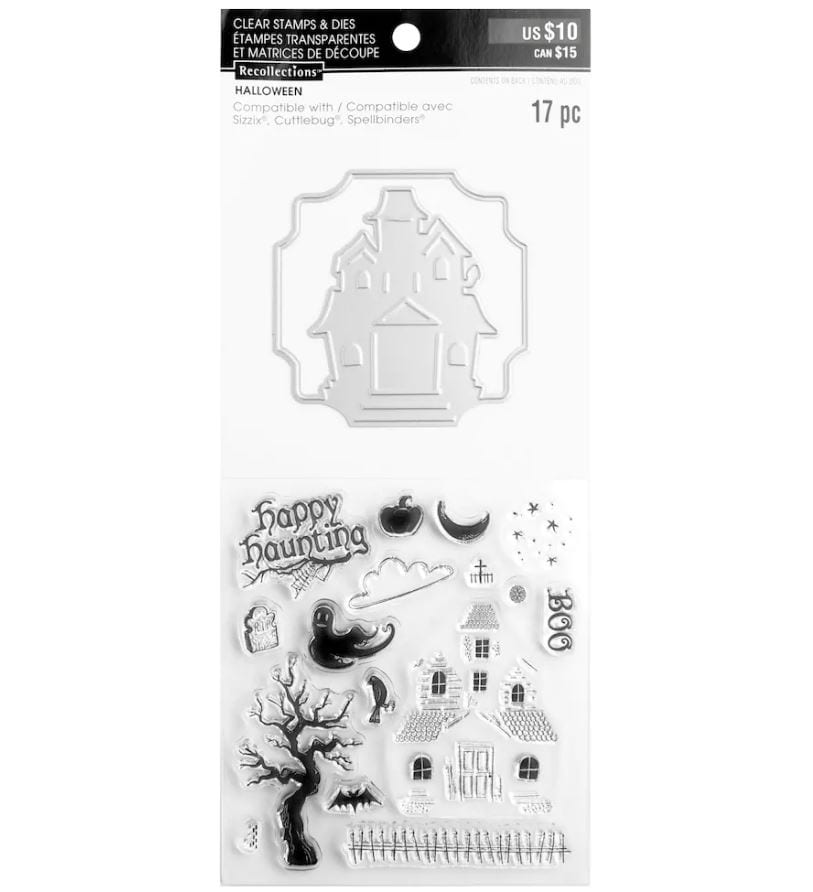 Recollections Haunted House Stamps & Dies