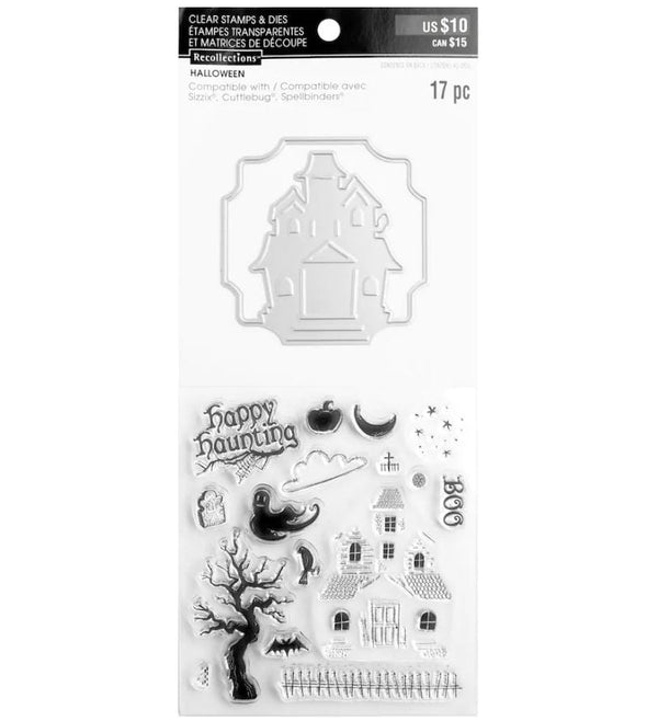 Recollections Haunted House Stamps &amp; Dies