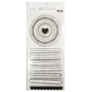 Recollections Hearts and Floral Border Stamp and Die Set