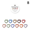 Cute Heart Shape Washi Tape Dots / Round Tapes 100pcs