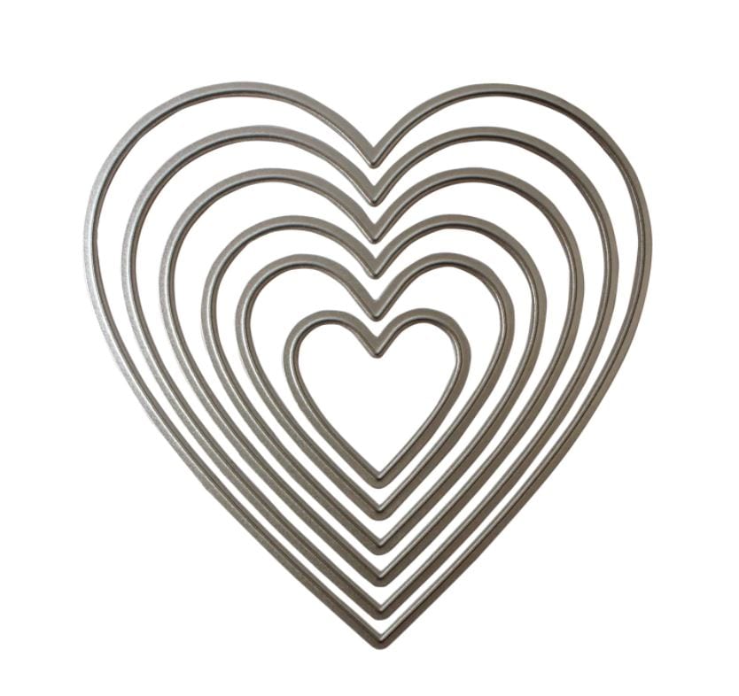 Recollections Hearts Cutting Dies