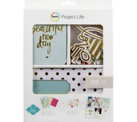 Project Life Heidi Swapp Gold Foil Mini Kit