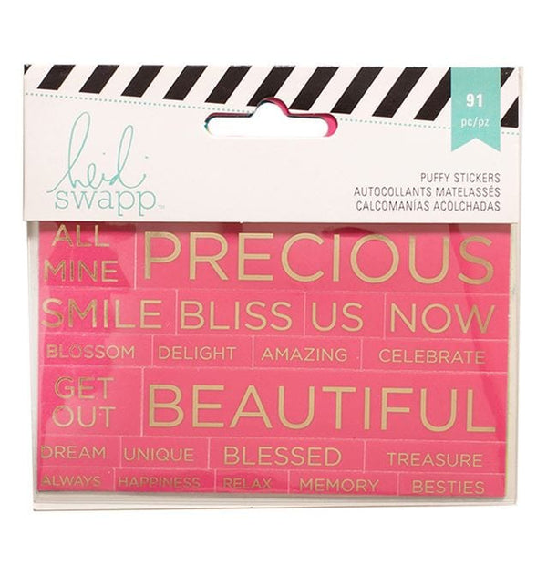 Heidi Swapp Gold Phrase Stickers