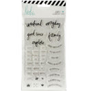 American Crafts Heidi Swapp Phrase Hawthorne Clear Stamps