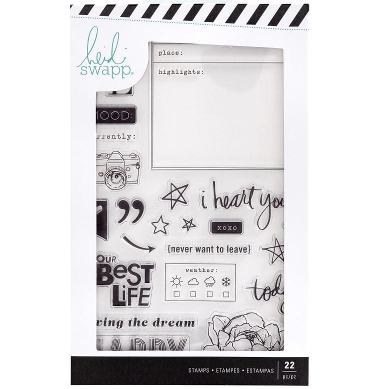 Heidi Swapp Honey & Spice Stamp Set 11/Pkg