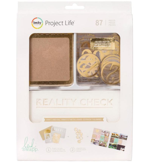 Project Life Heidi Swapp Kraft with Foil Value Kit 87/Pkg
