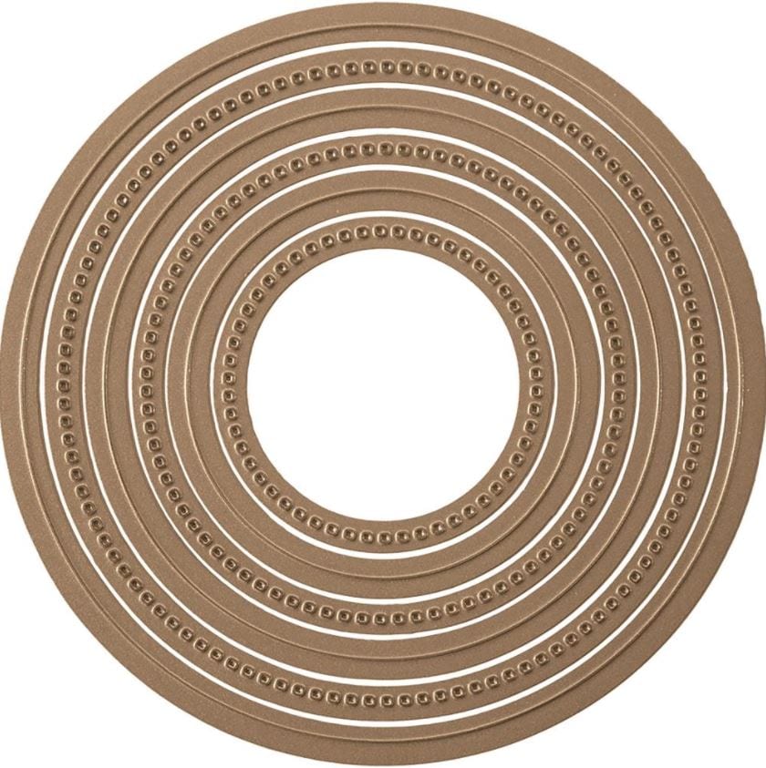 Spellbinders Hemstitch Circles Shapeabilities Dies