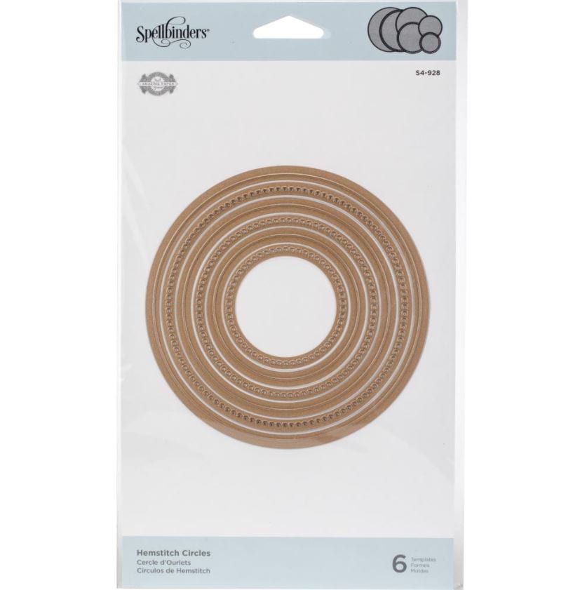 Spellbinders Hemstitch Circles Shapeabilities Dies