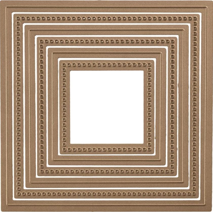 Spellbinders Hemstitch Squares Shapeabilities Dies