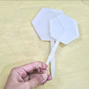 Hexagon Blank Acrylic Cake Topper (For Painting or Vinyl Stickers)